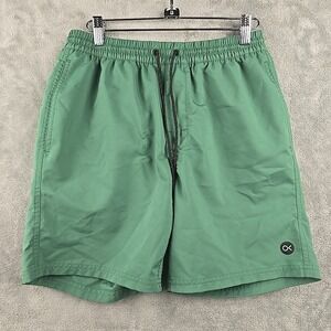 Outerknown Nomadic Volley Athletic Shorts Mens Size Small‎ Green 7" Outdoor